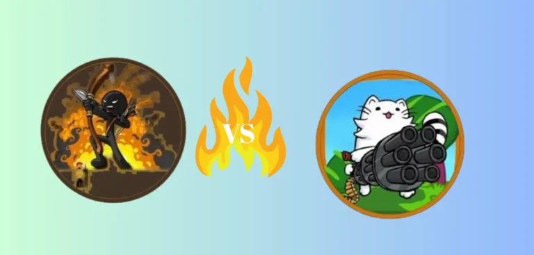stick war legacy vs one gun stickman