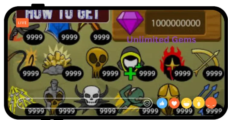 stick war legacy unlimited gems