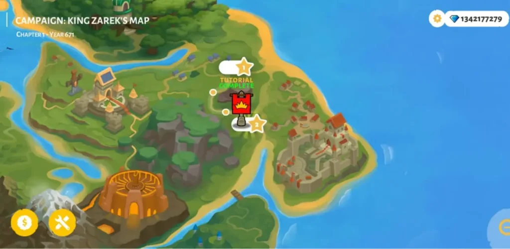 Stick War SAGA Mod Apk V2026.5.2718(99999 Gold Army,Unlimited Everything) 1 map of stick war saga