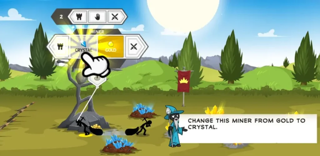 Stick War SAGA Mod Apk V2026.5.2718(99999 Gold Army,Unlimited Everything) 5 unimited gold