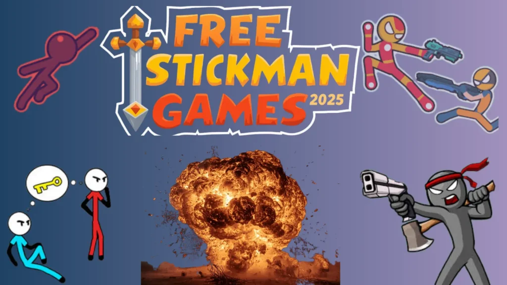 free stickman games 2025